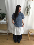 [unisex] Hashin Denim String Wide Pants