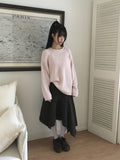 Daran Alpaca Round Neck Wool Long Sleeve Knit