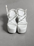 1206 Strap Platform Sole Sandals (10cm)