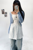 macaron knit cardigan