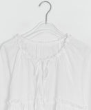 Gizeh Frill Ribbon Blouse