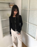 Wella Check Layered Cardigan
