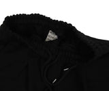 TRIPLE CROSS Embroidered Training Pintuck Wide Pants