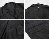 Minimal Two Button Blazer Man