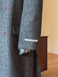 Grevy Herringbone Wool Coat