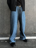 Oil Washed Wide Denim