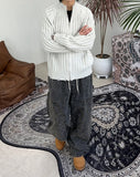 Rotor Stitch Balloon Denim Pants