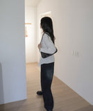 Beunu one-shoulder muffler strap blouse shirt