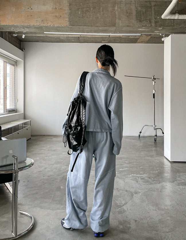 【U LAN】Buel Pigment Sweatpants Organic Sweatpants Faded Pink | Colorful Standard