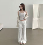 Soft Touch Slim Fit Span Long Sleeve Cardigan