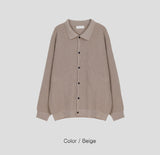 Lena double layered collar knit