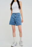 [U-DENIM] Summer A-line Half Denim Pants