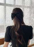 Kamel Jacquard Ribbon Hair Pin