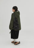 [BAONHAUS] Willit Street Boxy Hood Half Field Jacket