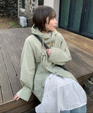 Lohendi Two-Way String Hood Field Jacket