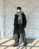 Washed corduroy pants