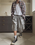 Cozy Cargo Bermuda Pants