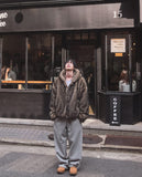 Chase Wolf Fur Hooded Zip-Up