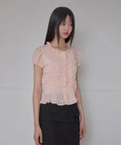 Saya Frill Puff Blouse