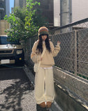 Hers Wide Training Banding Brushed Pants