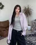 Roun Stripe Over Shirt