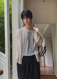 Ropi Punched Linen Knit Cardigan