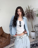 Melling Crop Check Shirt