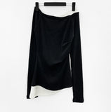 Tede Color Matching Layered T-Shirt