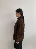 Yusaki Harringtton Button Blouson Jacket