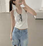 Light Blue Loose Hip Fit Wide Denim Pants
