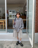 [unisex] Ilkoro Snap Button Nylon Banding Bermuda Pants