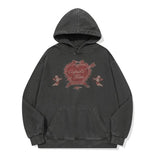 Cupid Crop Pigment Hoodie