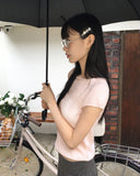 Beool summer see-through wool cap sleeve short-sleeved knitwear