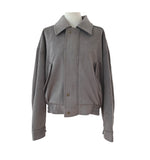 Silver Suede Jumper