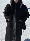 Maxi double long coat