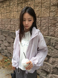 Tsukuhi Summer Hood Windbreaker Jumper