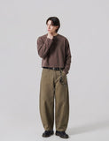 Curved Washed Pants