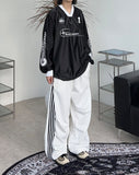 Rize side button track pants