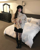 Hazel Fluffy Unbalanced Crop Mustang