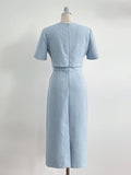 Laurent Tweed H-Line Long One Piece