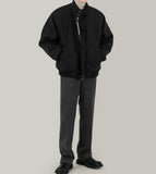 High-neck warmer jacket
