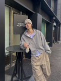 Cloud Overfit Crop Hoodie