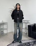 Cambe Washing Wide Denim Pants