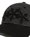 LEOPARD CROSS STAR CAP