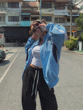 Floy One-Tuck Raw Wide Pants