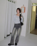 Safin Y2K Washing Bootcut Denim Pants