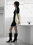 Eyelet Crunch Shoulder Bag