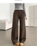 Loose Wide Span Banding Cotton Pants