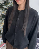 Moel Crop Brush Cardigan