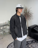 Shard biker denim jacket